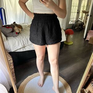 Iro Paris Women’s 36 Hetani Black Sequin Shorts